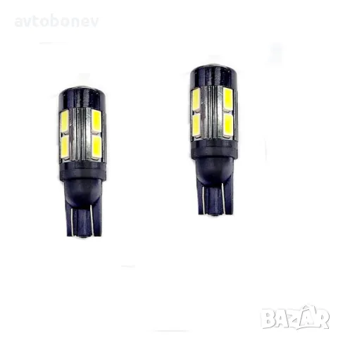 LED крушки-габарит T10(W5W)CANBUS к-т/2бр./-12-, снимка 3 - Аксесоари и консумативи - 47367075