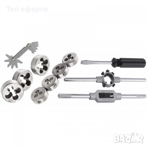 Метчици и плашки Rockforce, Модел М032-1, в куфар, 32 части, снимка 5 - Други инструменти - 38223208