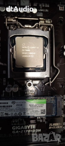 Компютърни компоненти(без кутия и захранване) - Gigabyte GA-Z170-D3H/Intel Core i5-7600K, снимка 2 - Геймърски - 51484996