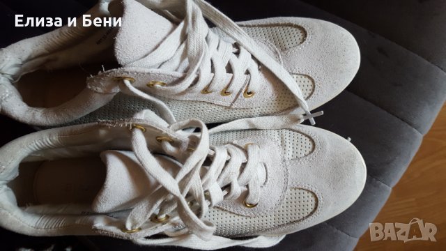 нови кецове на скрита платформа естествен велур