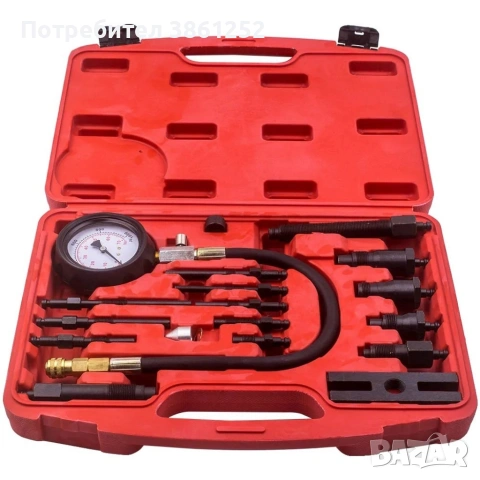 Комплект за тест на компресия на дизелови двигатели, снимка 3 - Аксесоари и консумативи - 53290488