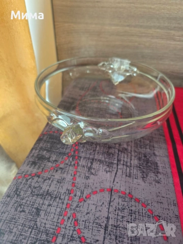 Стъклена фруктиера , снимка 2 - Други - 51542572