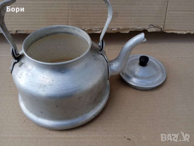 Стар алуминиев чайник български, снимка 7 - Аксесоари за кухня - 35484988