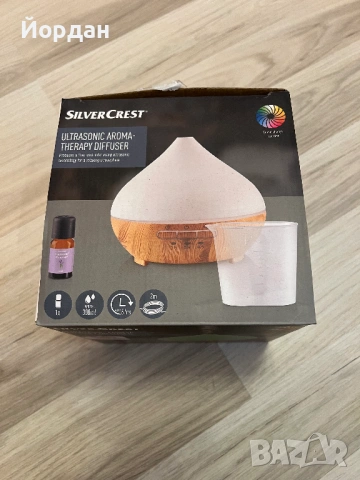 SilverCrest арома ултразвуков дифузер, снимка 3 - Овлажнители и пречистватели за въздух - 54001233