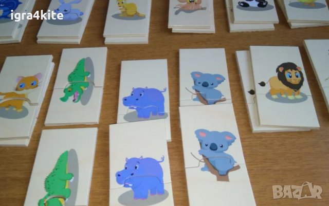 Дървен пъзел - Игра За Добра Памет / дървени играчки на български, снимка 5 - Образователни игри - 35373128