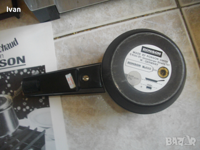 Нов Мини Газов Немски Туристически Котлон/Грил-Скара-180х180мм-RONSON, снимка 9 - Други инструменти - 36573107