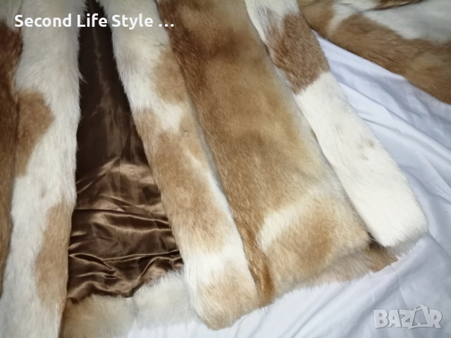 Винтидж луксозно дамско палто от естествен косъм – Baewolf Exclusive р-р M , снимка 3 - Палта, манта - 52879517