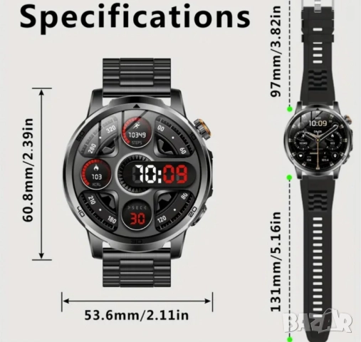 Смарт часовник , снимка 4 - Смарт часовници - 52382049