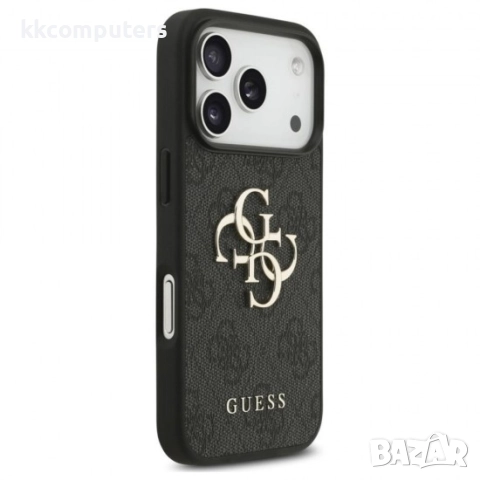 Оригинален кейс Guess Big 4G Logo Classic, За iPhone 17 Pro Max (6.9), Черен, снимка 3 - Калъфи, кейсове - 51825735