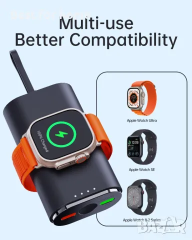 Преносимо зарядно устройство за часовник и телефони за Apple, снимка 9 - Аксесоари за Apple - 48174333