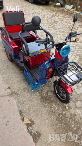 Ел.триколка Карго Лукс 1500W,60V, снимка 7 - Мотоциклети и мототехника - 52147573