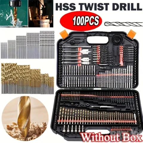 🔩 ТОП ОФЕРТА – 100 БРОЯ ТИТАНИЕВИ БУРГИИ ЗА САМО 89.99 ЛВ! 🔩, снимка 1