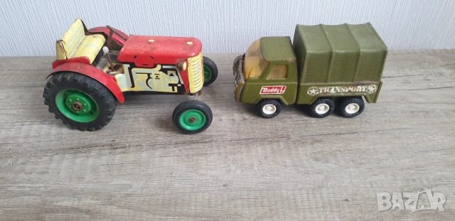 Две стари ламаринени играчки, снимка 5 - Колекции - 54188748