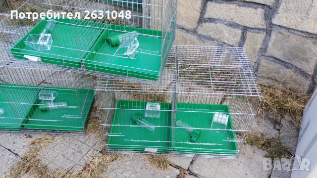 Клетка за канарчета двойна голяма XL , и за други птици, снимка 7 - Папагали - 38385741