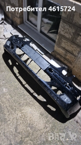Предна Броня Mercedes w211 оригинална черна боя c197, снимка 4 - Части - 52998075