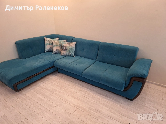 Ъглов диван - Ъглова холова гарнитура, снимка 8 - Дивани и мека мебел - 54339757