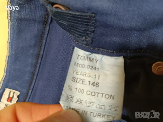 Детски дънки Tommy Hilfiger, размер 146, снимка 3 - Детски панталони и дънки - 56047955