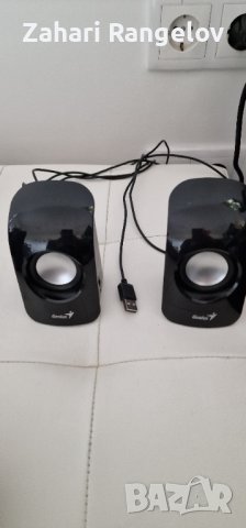 Тонколони Speakers Genius 2.0  SP-U115 2x0.75W, USB, Black, снимка 4 - Тонколони - 42624174