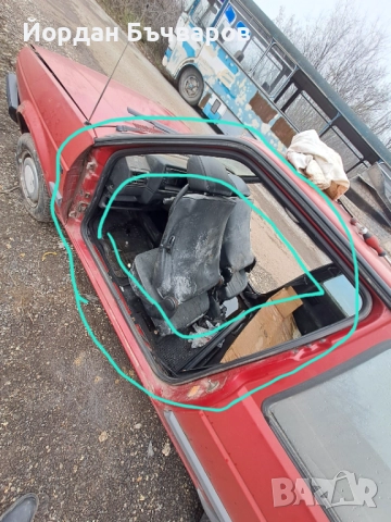 Вътрешни уплътнители за VW Golf Mk2 2вр. и Jetta Coupe mk2