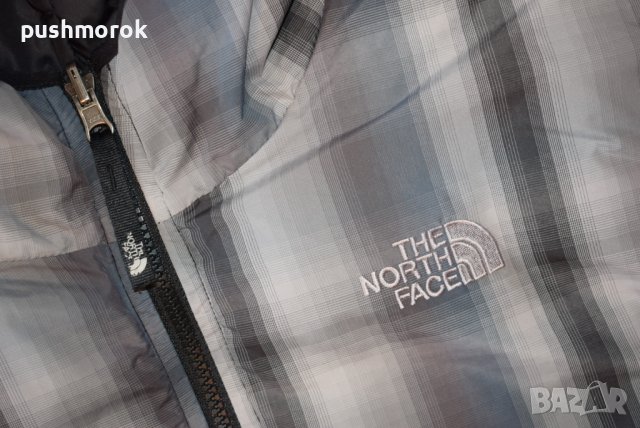 THE NORTH FACE 550 Reversible Down Hoodie jacket Sz boy’s XL / 18-20 y /-#00259 , снимка 13 - Якета - 39059684