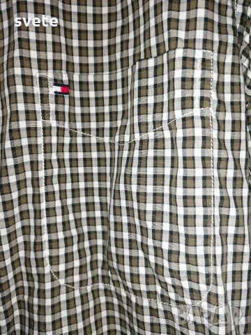  Мъжка риза каре Tommy Hilfiger, снимка 3 - Ризи - 31706300