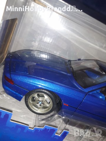 BMW 850 CSI. (E31) BLUE METALIC TOP.TOP.TOP. SOLIDO 1.18. , снимка 5 - Колекции - 38188920