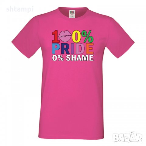 Мъжка тениска 100 percent Pride,Прайд,Празник.Повод,Изненада, снимка 9 - Тениски - 37101999