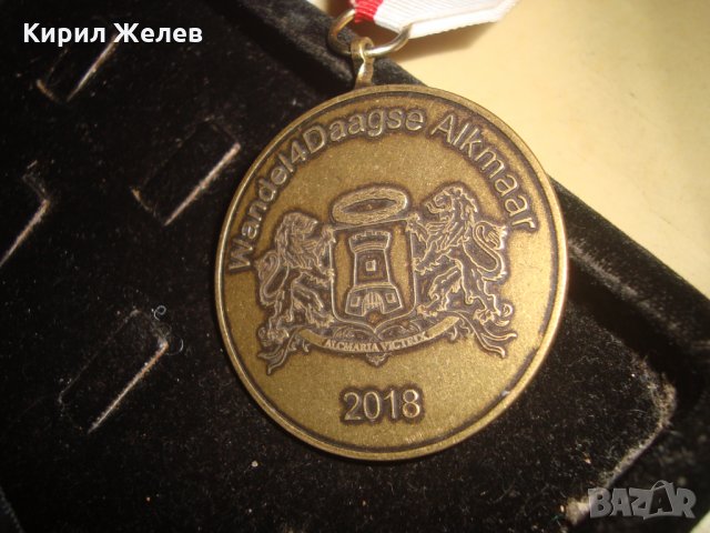 АВСТРИЙСКИ НАГРАДЕН ПАМЕТЕН БРОНЗОВ МЕДАЛ с ЛЕНТА 2018г 40км 21018, снимка 4 - Антикварни и старинни предмети - 34508383