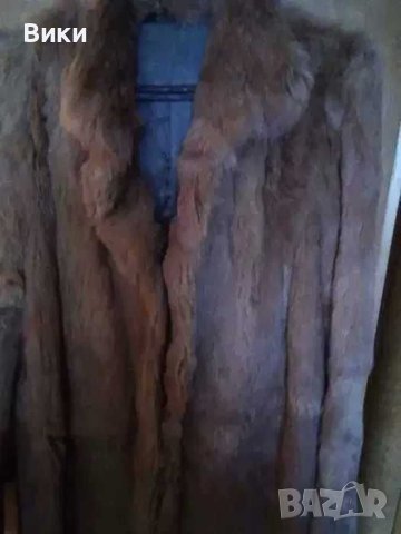 Дамско кожено палто от заек
