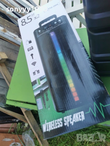 БЛУТУТ ТОНКОЛОНА С МИКРОФОН И ДИСТАНЦИЯ 2404161723, снимка 12 - Bluetooth тонколони - 54304324