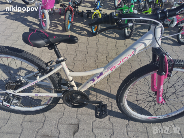 BYOX Велосипед 24" PRINCESS бял, снимка 3 - Велосипеди - 44587893