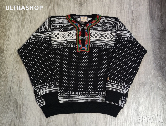 Мъжки вълнен пуловер DALE OF NORWAY Размер: XL Отлично състояние