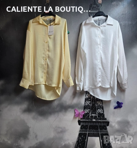 Дамска риза сатен, снимка 3 - Ризи - 54235528