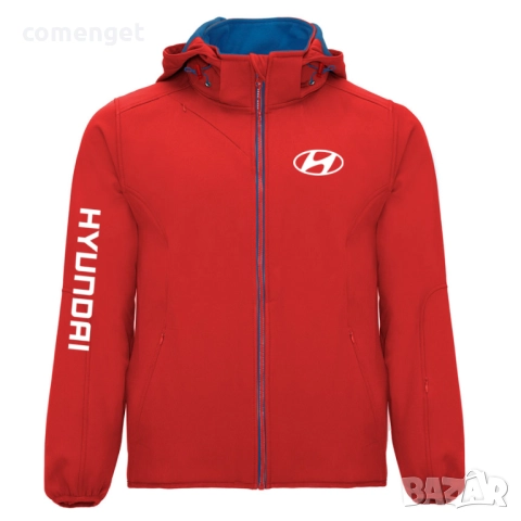 Softshell / софтшел с качулка якета HYUNDAI / ХЮНДАЙ! Или с ТВОЯ идея!, снимка 4 - Якета - 52175508