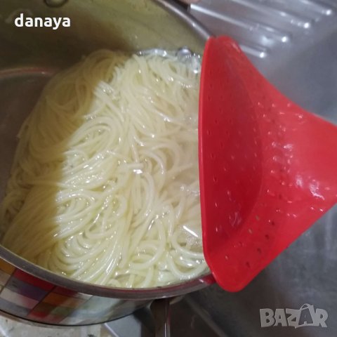 2405 Пластмасов гевгир за тенджера уред за отцеждане, снимка 9 - Аксесоари за кухня - 34125355