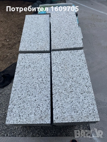 Термолющен гранит на плочи 30/60/2, снимка 2 - Строителни материали - 54288931