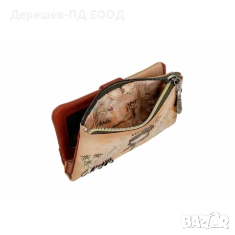 Портфейл Anekke Piece&Love Camel 38809-907, снимка 6 - Портфейли, портмонета - 50125251