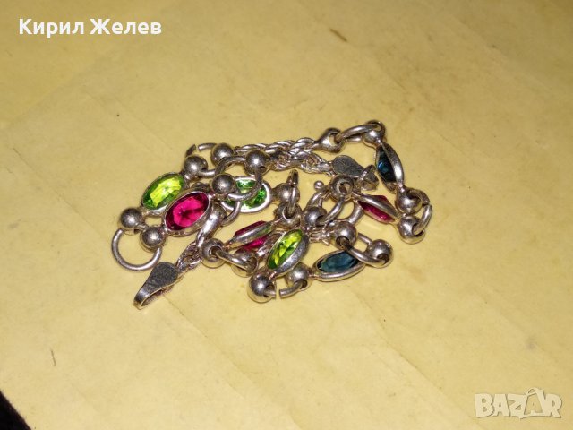 СКЪПОЦЕННА ПОСРЕБРЕНА ФИНА ФЕШЪН ГРИВНА от БЛАГОРОДНА СТОМАНА с ПЕЧАТ 925 и ФАСЕТИРАНИ КАМЪНИ 36151, снимка 11 - Гривни - 39521558