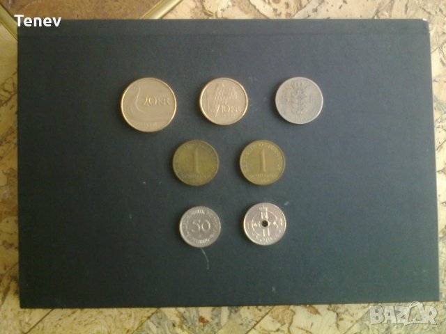 Западни монети от ХХ век-- 7 бр.