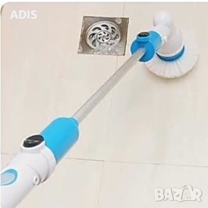 Безжична електрическа почистваща машина за баня тоалетна 360/ /абс нова /зарядно приставки в кутия, снимка 15 - Други - 38568759