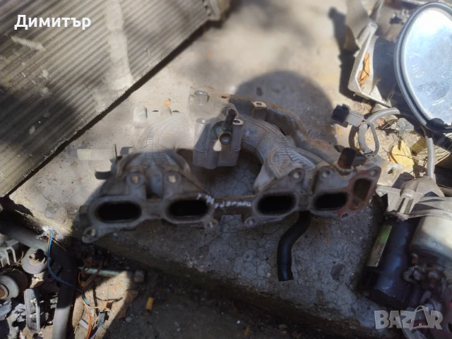 Колектор Всмукателен За Нисан Примера 1.6Кабр. 16В 1991г / Nisan Primera 1.6 16V 1991y, снимка 2 - Части - 51281249