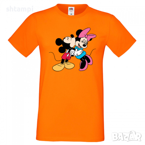 Мъжка тениска Mickey & Minnie Подарък,Изненада,Рожден ден, снимка 6 - Тениски - 36575360