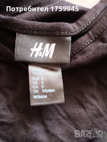 Черна рокля H&M , снимка 3 - Рокли - 39999405