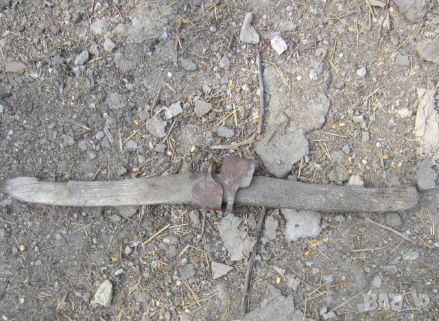 Хомот,  кобилица  от каруца - 77 см и 56 см, част дърво дървен, снимка 1