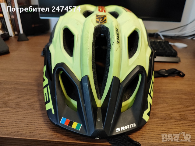 Каска за планинско колоездене МЕТ. MTB helmet MET. Отлично състояние., снимка 5 - Велосипеди - 44777576