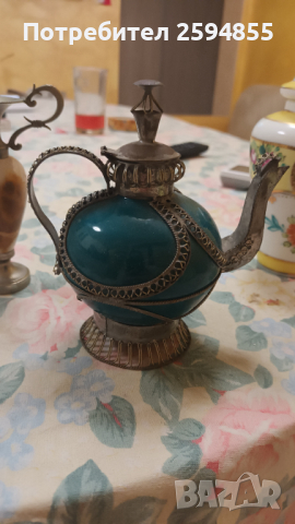 Антични ваза,чайник и амфора, снимка 4 - Антикварни и старинни предмети - 44606517