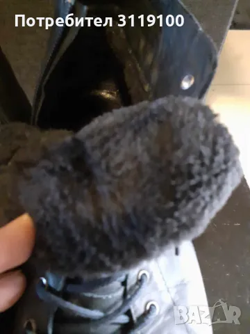 Топли боти естествена кожа, снимка 3 - Дамски боти - 47923285