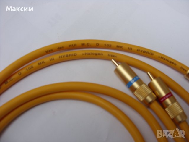 RCA FURUTECH,RCA Van den HUL,RCA WBT,XLR звукови кабели, снимка 7 - Други - 44320260