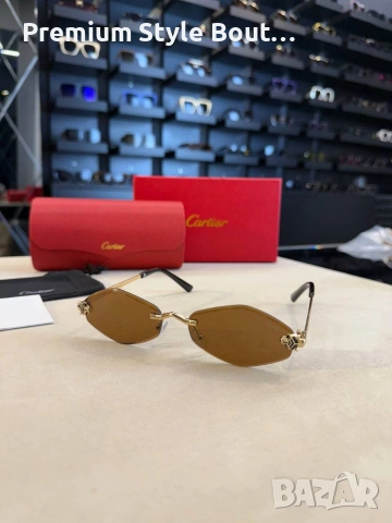 Очила висок клас с калъф на марката , кутия , сертификат, кърпичка cartier, снимка 3 - Слънчеви и диоптрични очила - 54062246