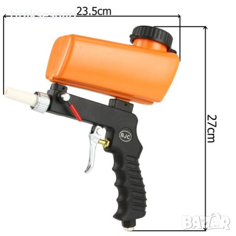 Професионален пневматичен пясъкоструен пистолет 6 мм BJC Пясъкоструйка, снимка 2 - Други инструменти - 42215810